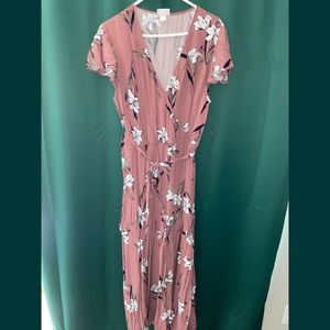 AVA & VIV plus size 2x floral wrap dress